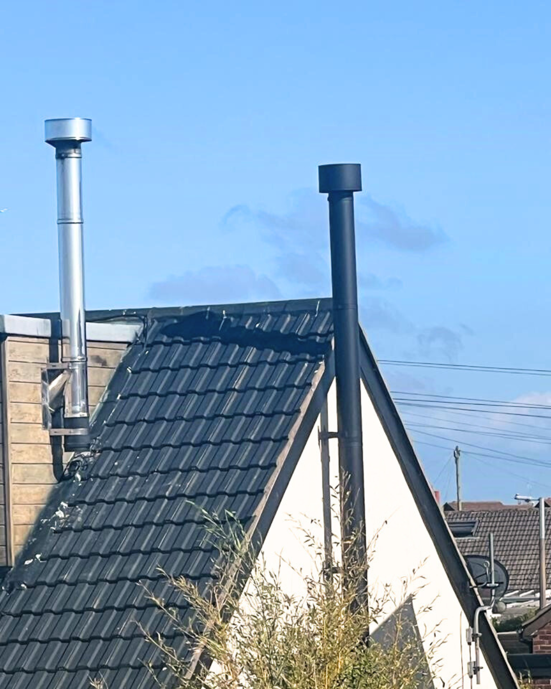 convesa tubos de chimenea de pared doble